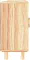 vidaXL - Dressoir - 105x30x60 - cm - massief - grenenhout - en - rattan - bruin