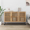 vidaXL - Dressoir - 105x30x65 - cm - bewerkt - hout