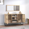 vidaXL - Dressoir - 105x30x65 - cm - bewerkt - hout