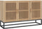 vidaXL - Dressoir - 105x30x65 - cm - bewerkt - hout