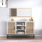 vidaXL - Dressoir - 105x30x65 - cm - bewerkt - hout - wit