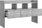 vidaXL - Dressoir - 105x30x70 - cm - bewerkt - hout - betongrijs