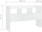 vidaXL - Dressoir - 105x30x70 - cm - bewerkt - hout - hoogglans - wit