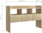 vidaXL - Dressoir - 105x30x70 - cm - bewerkt - hout - sonoma - eikenkleurig