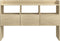 vidaXL - Dressoir - 105x30x70 - cm - bewerkt - hout - sonoma - eikenkleurig