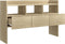 vidaXL - Dressoir - 105x30x70 - cm - bewerkt - hout - sonoma - eikenkleurig