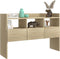 vidaXL - Dressoir - 105x30x70 - cm - bewerkt - hout - sonoma - eikenkleurig