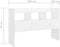 vidaXL - Dressoir - 105x30x70 - cm - bewerkt - hout - wit