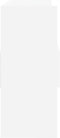 vidaXL - Dressoir - 105x30x70 - cm - bewerkt - hout - wit