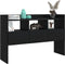 vidaXL - Dressoir - 105x30x70 - cm - bewerkt - hout - zwart