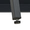 vidaXL - Dressoir - 105x35x70 - cm - staal - en - glas - antracietkleurig