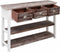 vidaXL - Dressoir - 108x30x76 - cm - massief - paulowniahout - antiekbruin