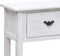 vidaXL - Dressoir - 108x30x76 - cm - massief - paulowniahout - antiekwit