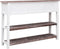 vidaXL - Dressoir - 108x30x76 - cm - massief - paulowniahout - antiekbruin