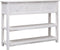 vidaXL - Dressoir - 108x30x76 - cm - massief - paulowniahout - antiekwit