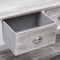 vidaXL - Dressoir - 108x30x76 - cm - massief - paulowniahout - antiekgrijs