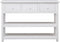 vidaXL - Dressoir - 108x30x76 - cm - massief - paulowniahout - wit