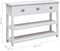 vidaXL - Dressoir - 108x30x76 - cm - massief - paulowniahout - wit