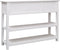 vidaXL - Dressoir - 108x30x76 - cm - massief - paulowniahout - wit