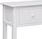 vidaXL - Dressoir - 108x30x76 - cm - massief - paulowniahout - wit