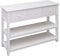 vidaXL - Dressoir - 108x30x76 - cm - massief - paulowniahout - wit