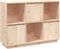 vidaXL - Dressoir - 110,5x35x80 - cm - massief - grenenhout