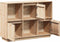vidaXL - Dressoir - 110,5x35x80 - cm - massief - grenenhout