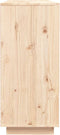vidaXL - Dressoir - 110,5x35x80 - cm - massief - grenenhout