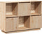 vidaXL - Dressoir - 110,5x35x80 - cm - massief - grenenhout