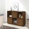 vidaXL - Dressoir - 110,5x35x80 - cm - massief - grenenhout - honingbruin
