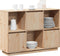 vidaXL - Dressoir - 110,5x35x80 - cm - massief - grenenhout