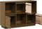vidaXL - Dressoir - 110,5x35x80 - cm - massief - grenenhout - honingbruin
