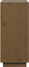 vidaXL - Dressoir - 110,5x35x80 - cm - massief - grenenhout - honingbruin