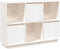 vidaXL - Dressoir - 110,5x35x80 - cm - massief - grenenhout - wit