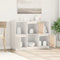 vidaXL - Dressoir - 110,5x35x80 - cm - massief - grenenhout - wit