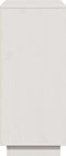 vidaXL - Dressoir - 110,5x35x80 - cm - massief - grenenhout - wit
