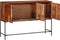 vidaXL - Dressoir - 110x28x76 - cm - massief - acaciahout