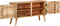 vidaXL - Dressoir - 110x30x60 - cm - massief - mangohout