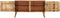 vidaXL - Dressoir - 110x30x60 - cm - massief - mangohout