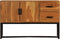 vidaXL - Dressoir - 110x30x70 - cm - massief - acaciahout - bruin