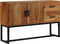 vidaXL - Dressoir - 110x30x70 - cm - massief - acaciahout - bruin