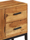 vidaXL - Dressoir - 110x30x70 - cm - massief - acaciahout - bruin