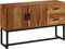 vidaXL - Dressoir - 110x30x70 - cm - massief - acaciahout - bruin
