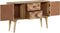 vidaXL - Dressoir - 110x30x70 - cm - massief - mangohout