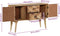 vidaXL - Dressoir - 110x30x70 - cm - massief - mangohout