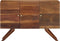 vidaXL - Dressoir - 110x30x75 - cm - massief - gerecycled - hout - bruin