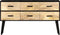 vidaXL - Dressoir - 110x33x64 - cm - massief - mangohout