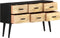 vidaXL - Dressoir - 110x33x64 - cm - massief - mangohout