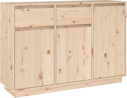 vidaXL - Dressoir - 110x34x75 - cm - massief - grenenhout