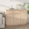 vidaXL - Dressoir - 110x34x75 - cm - massief - grenenhout